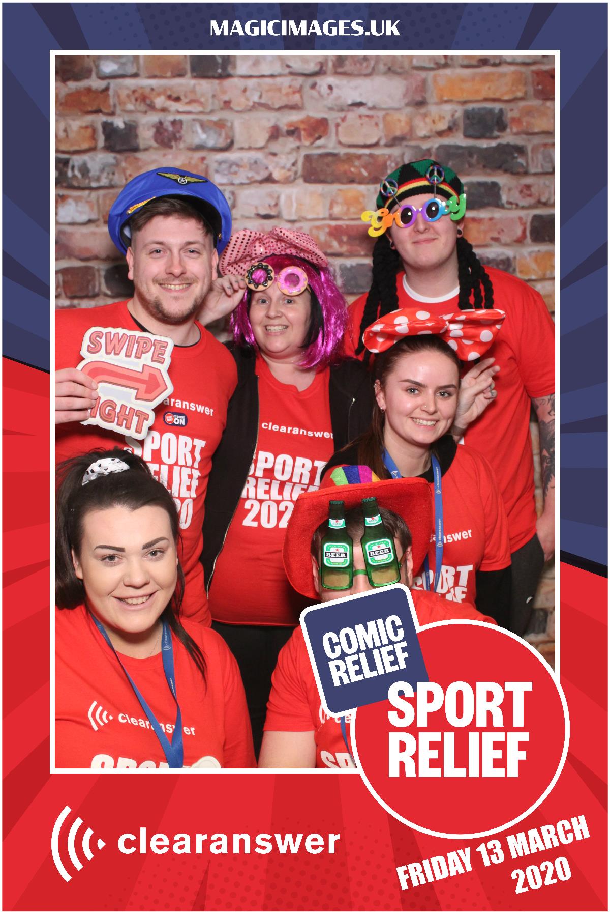 Clear Answer Sport Relief | View more photos from the event at gallery.magicimages.uk/u/MagicImages/Clear-Answer-Sport-Relief